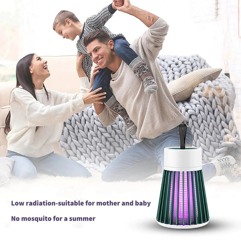 Electric Mosquito Kills Lamp with UV Light USB Rechargeable Insect Trap Efficient and Safe to Eliminate Mosquito