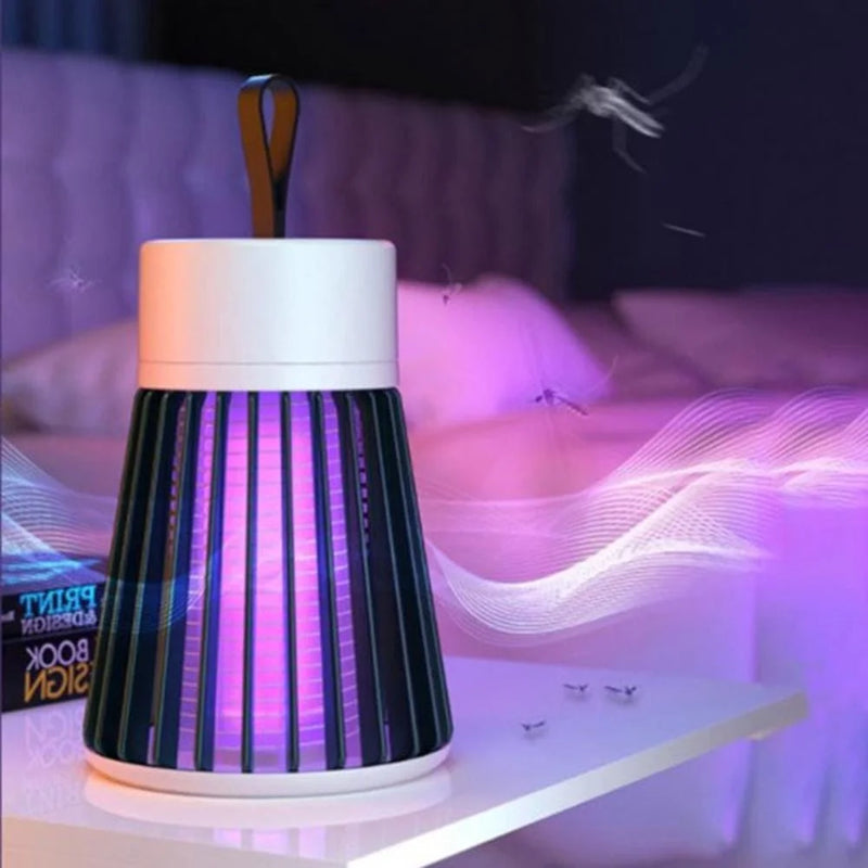 Electric Mosquito Kills Lamp with UV Light USB Rechargeable Insect Trap Efficient and Safe to Eliminate Mosquito