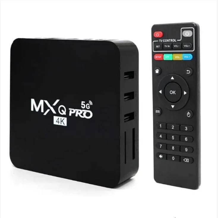 Conversor Smart TV Box 4K 5G Android Dual WiFi Media Player Set Top Box Smart TV Box